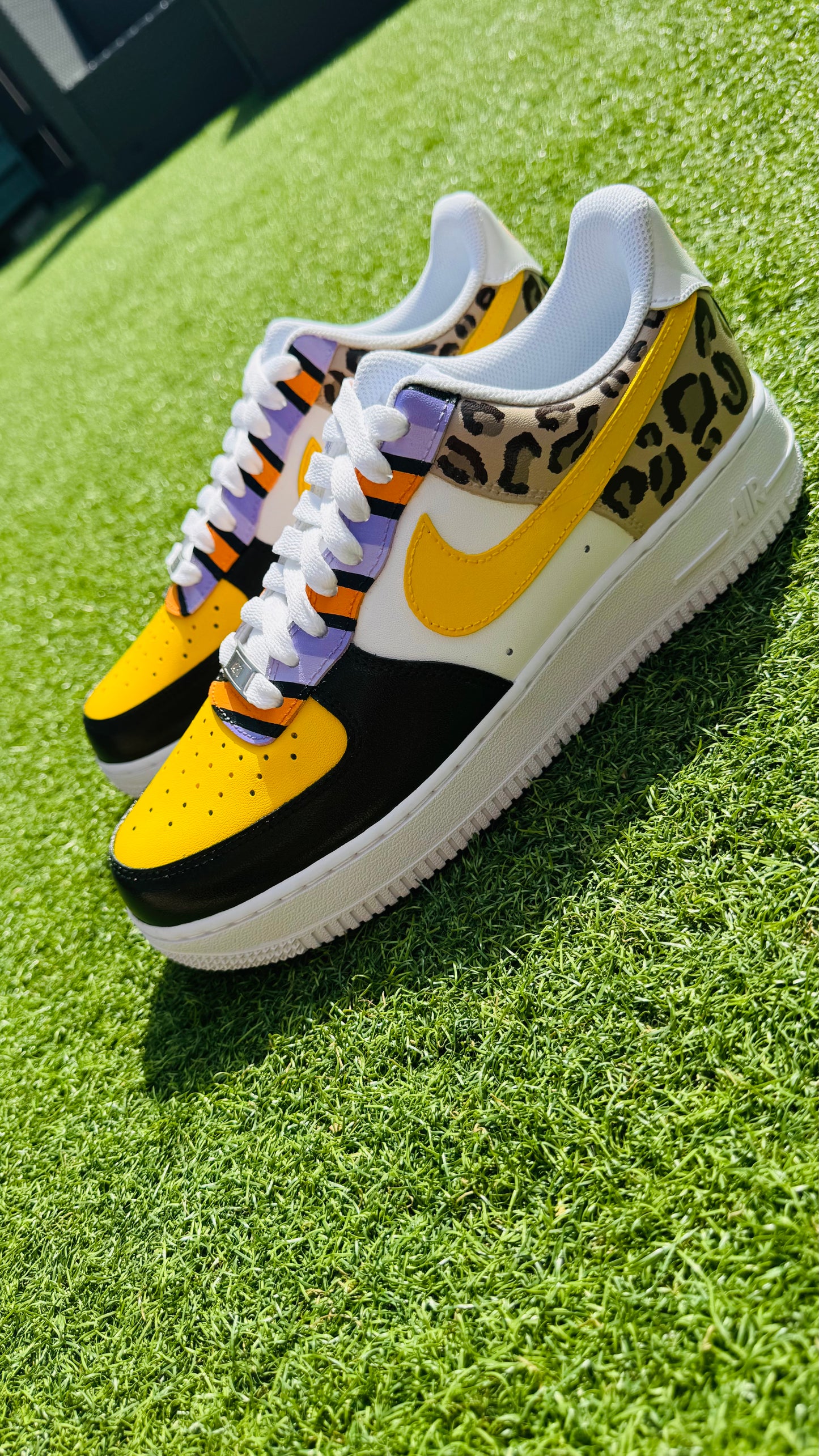 Hand Painted Tate Mcrae Air Force 1