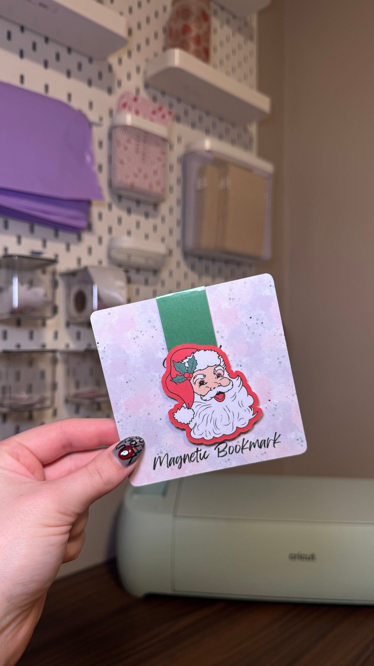 Santa Clause Magnetic Bookmark