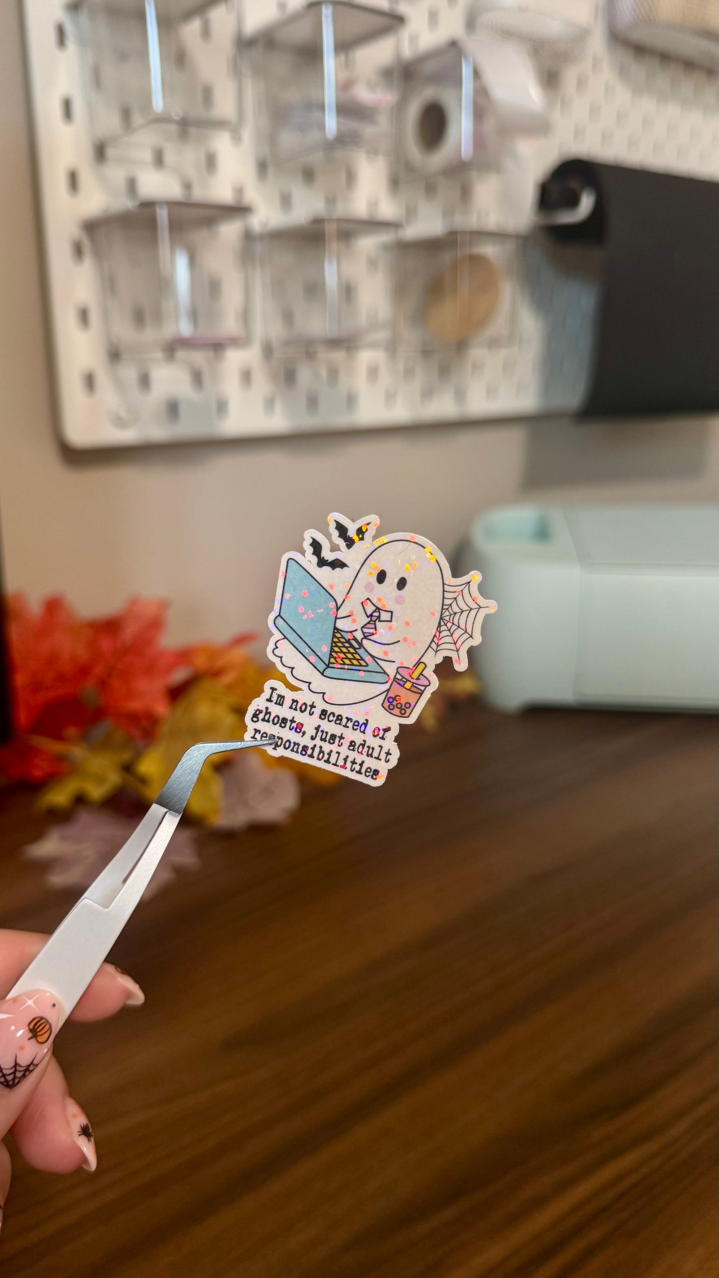 Im Not Scared of Ghosts Sticker