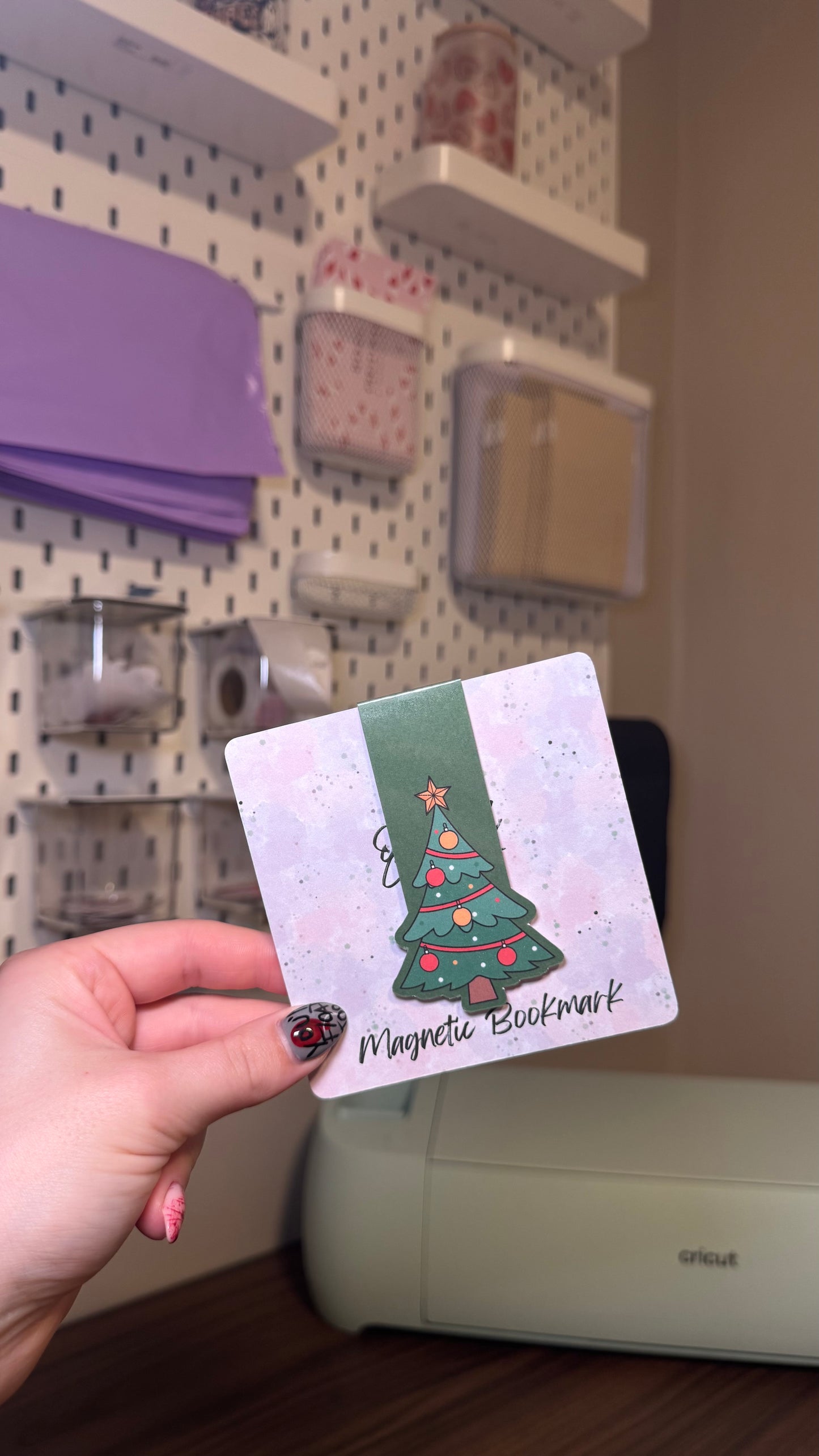 Christmas Tree Magnetic Bookmark