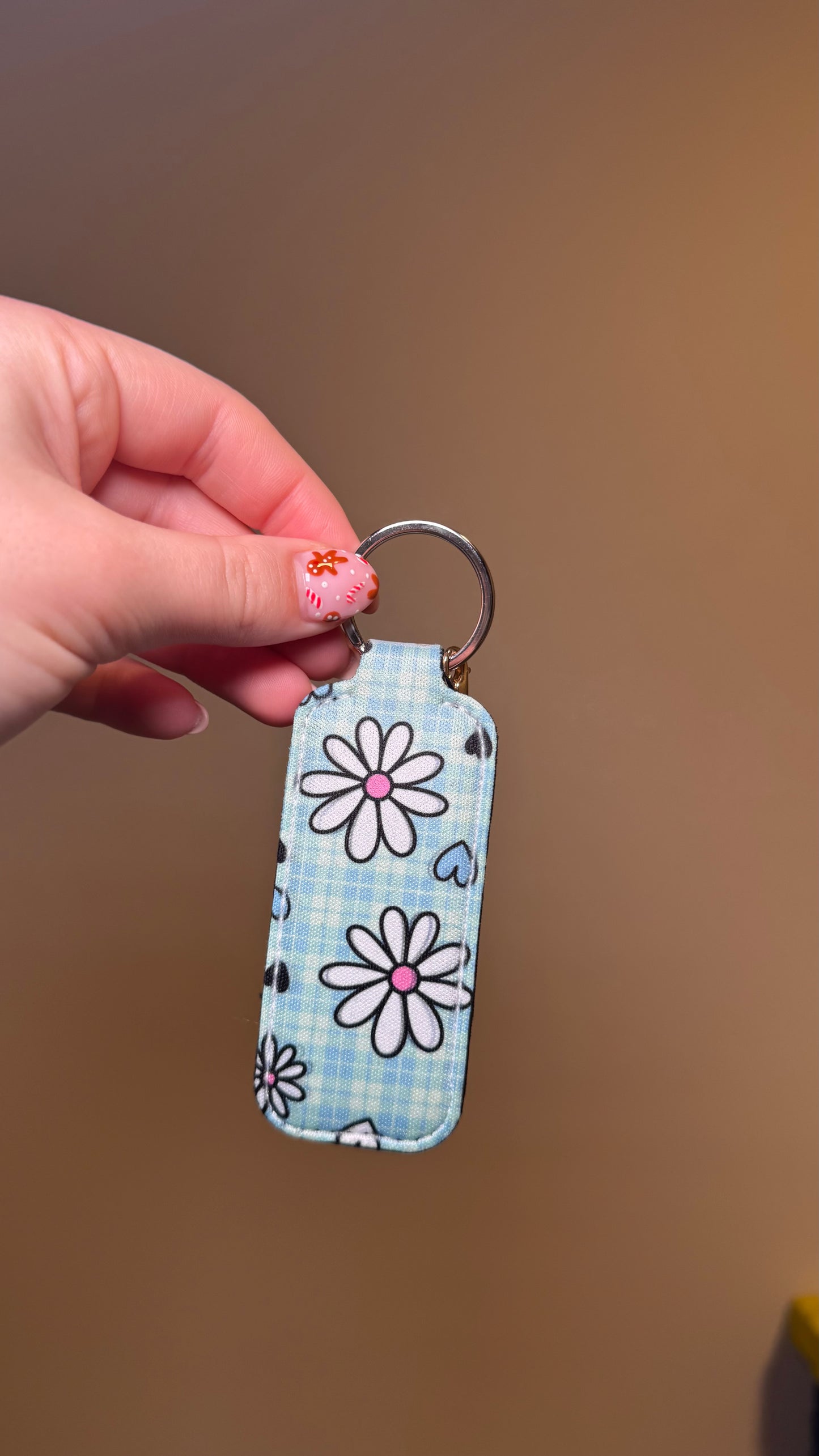 Blue Daisy Lipgloss Holder