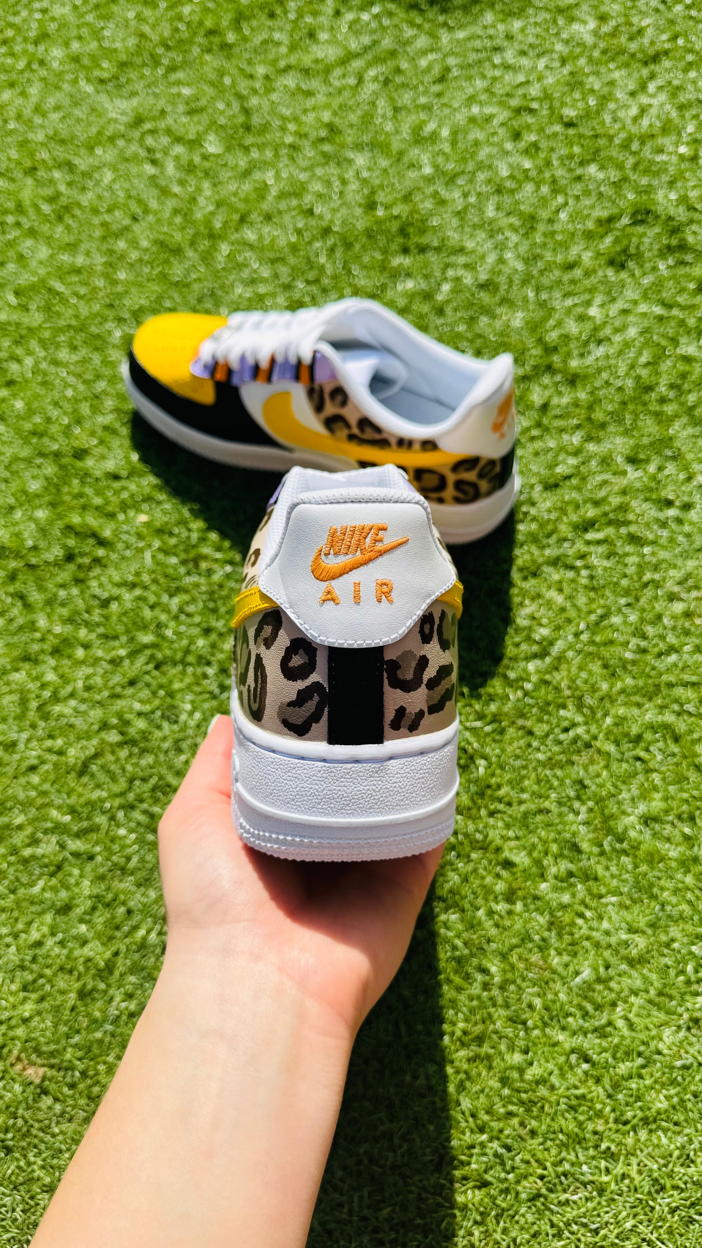 Hand Painted Tate Mcrae Air Force 1