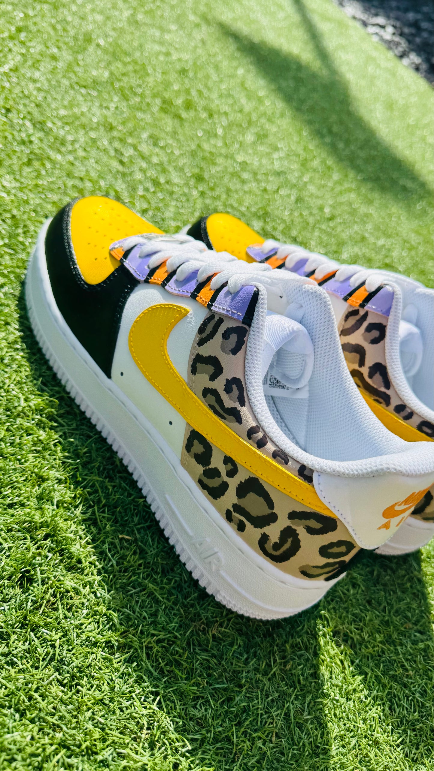 Hand Painted Tate Mcrae Air Force 1