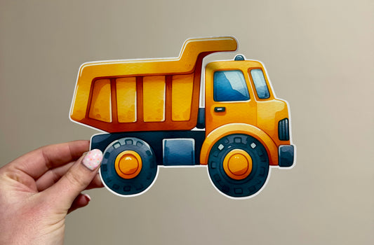 Construction Truck Sticker