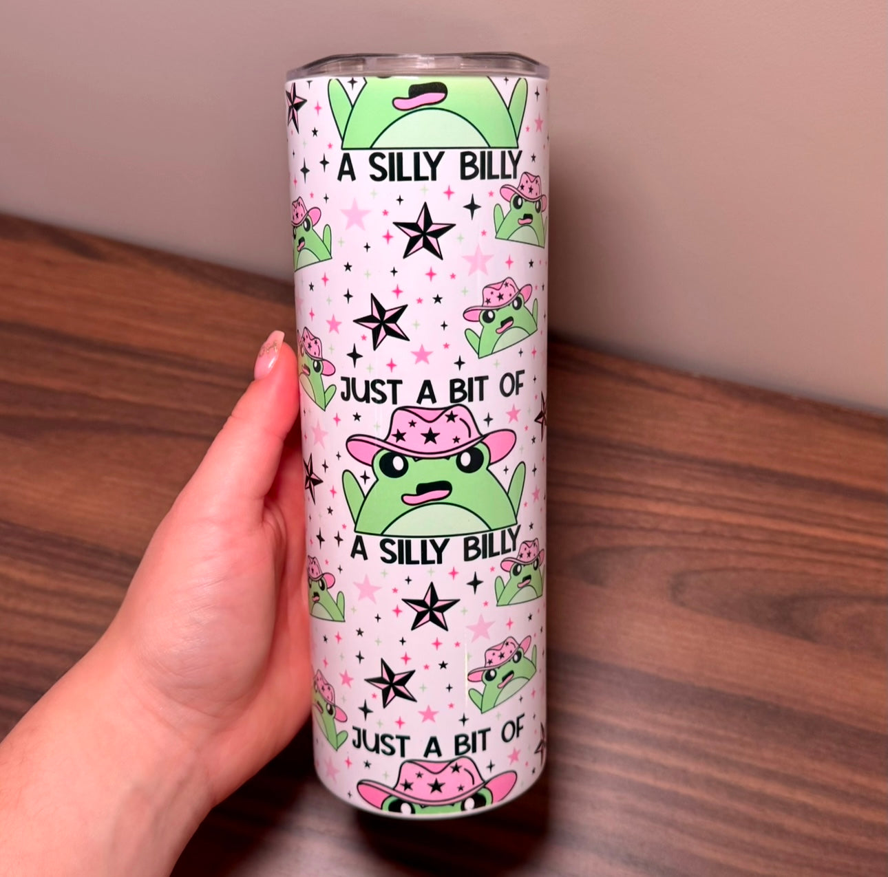 20oz Silly Billy Frog Tumbler