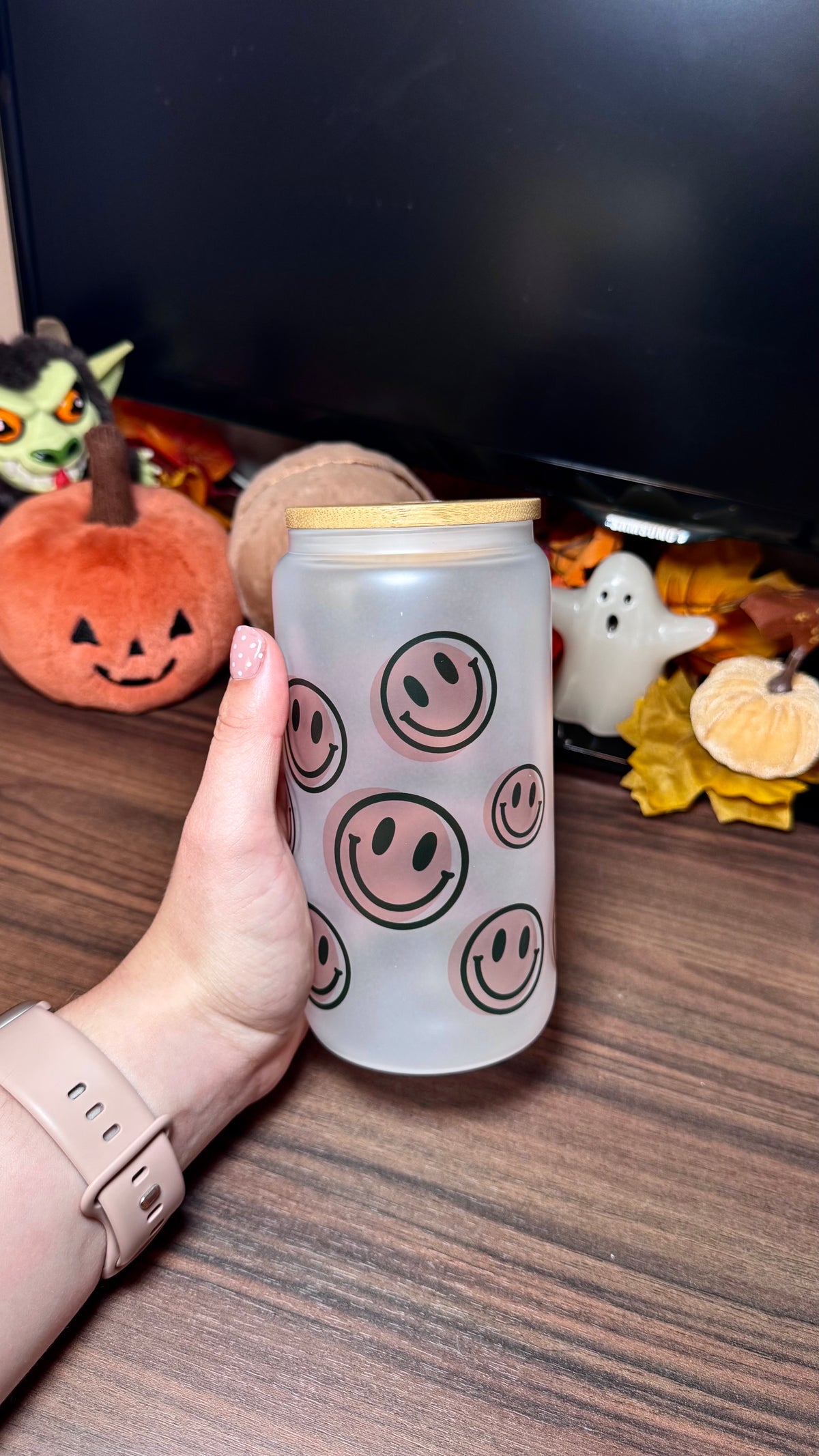 *DEFECT* Smiley 16oz Libbey