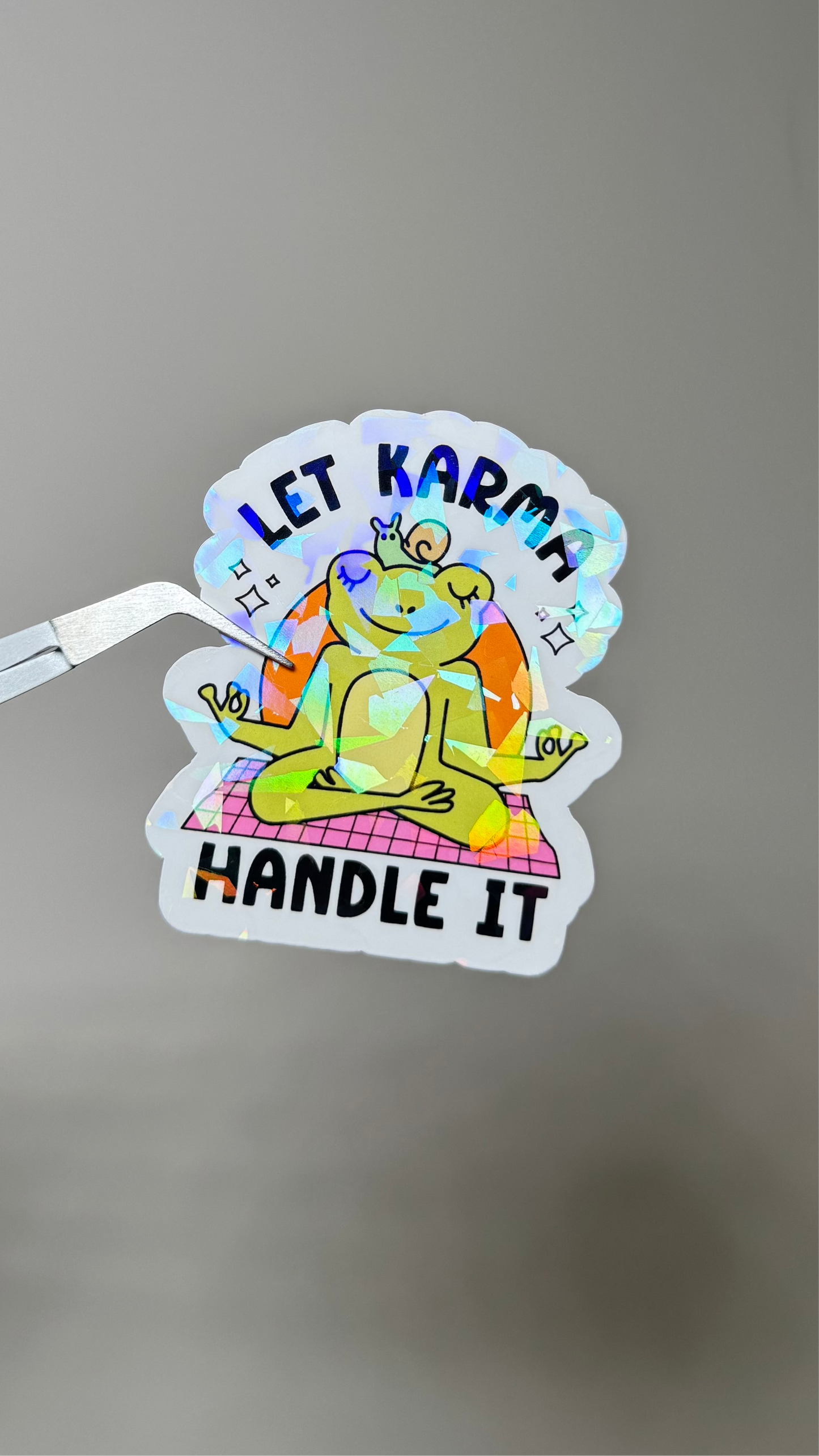 Let Karma Handle It Sticker