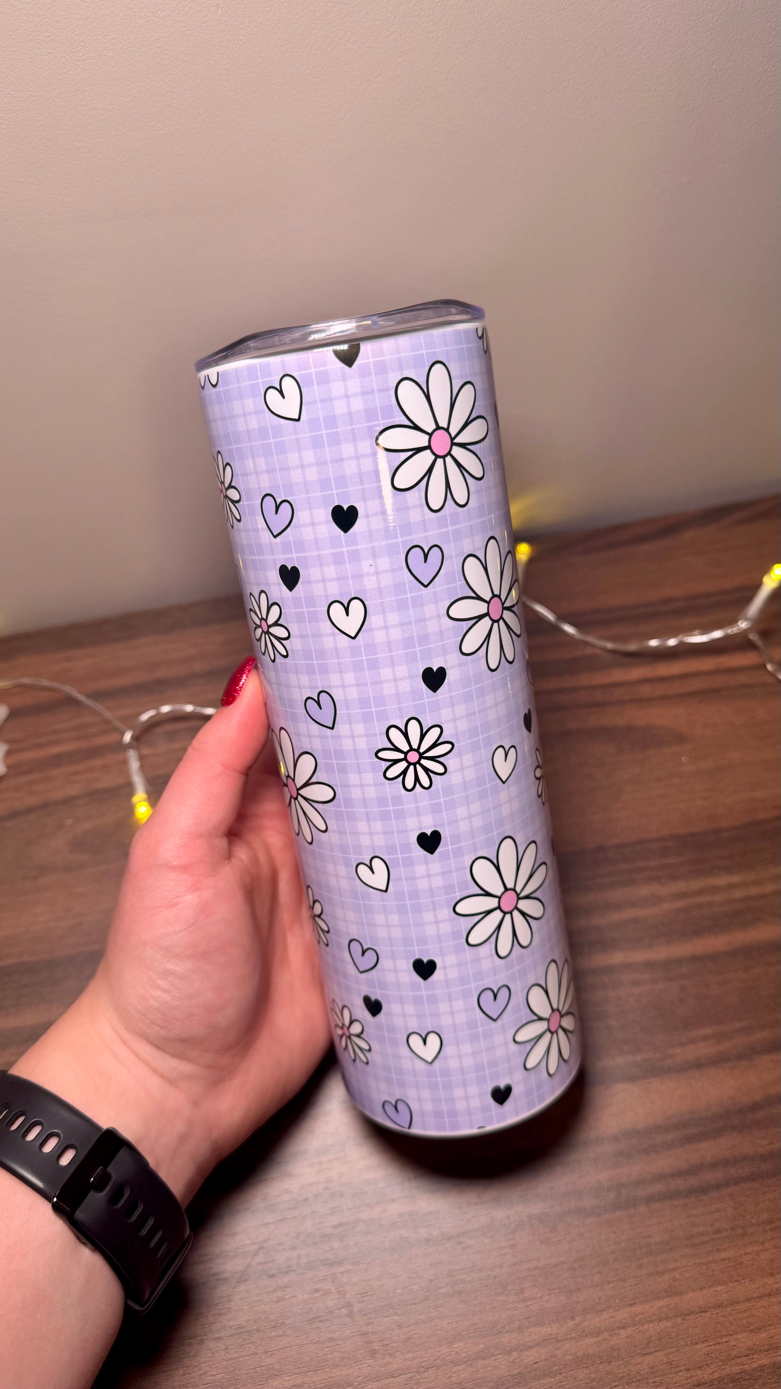 Purple Daisy Tumbler