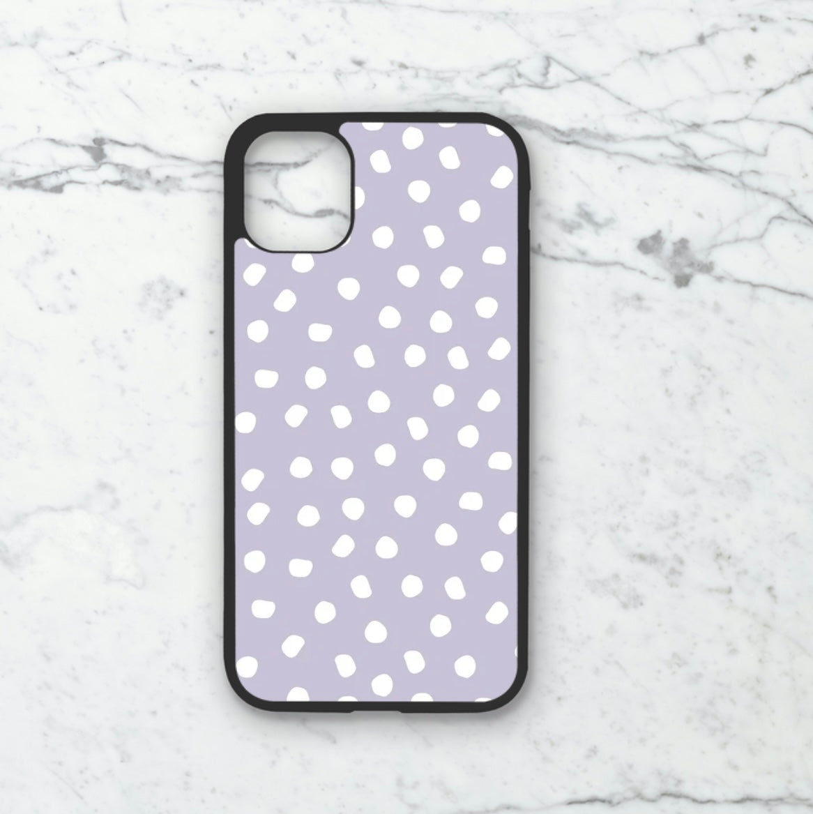 Purple Polka Dot Phone Case