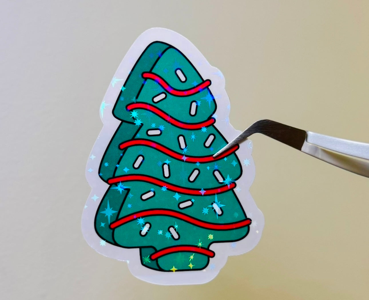 Sugar Cookie Christmas Tree Sticker