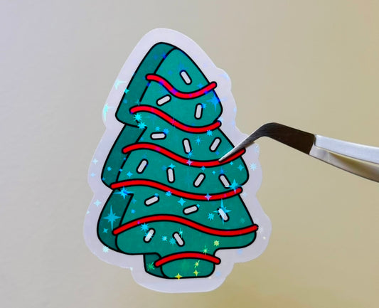 Sugar Cookie Christmas Tree Sticker