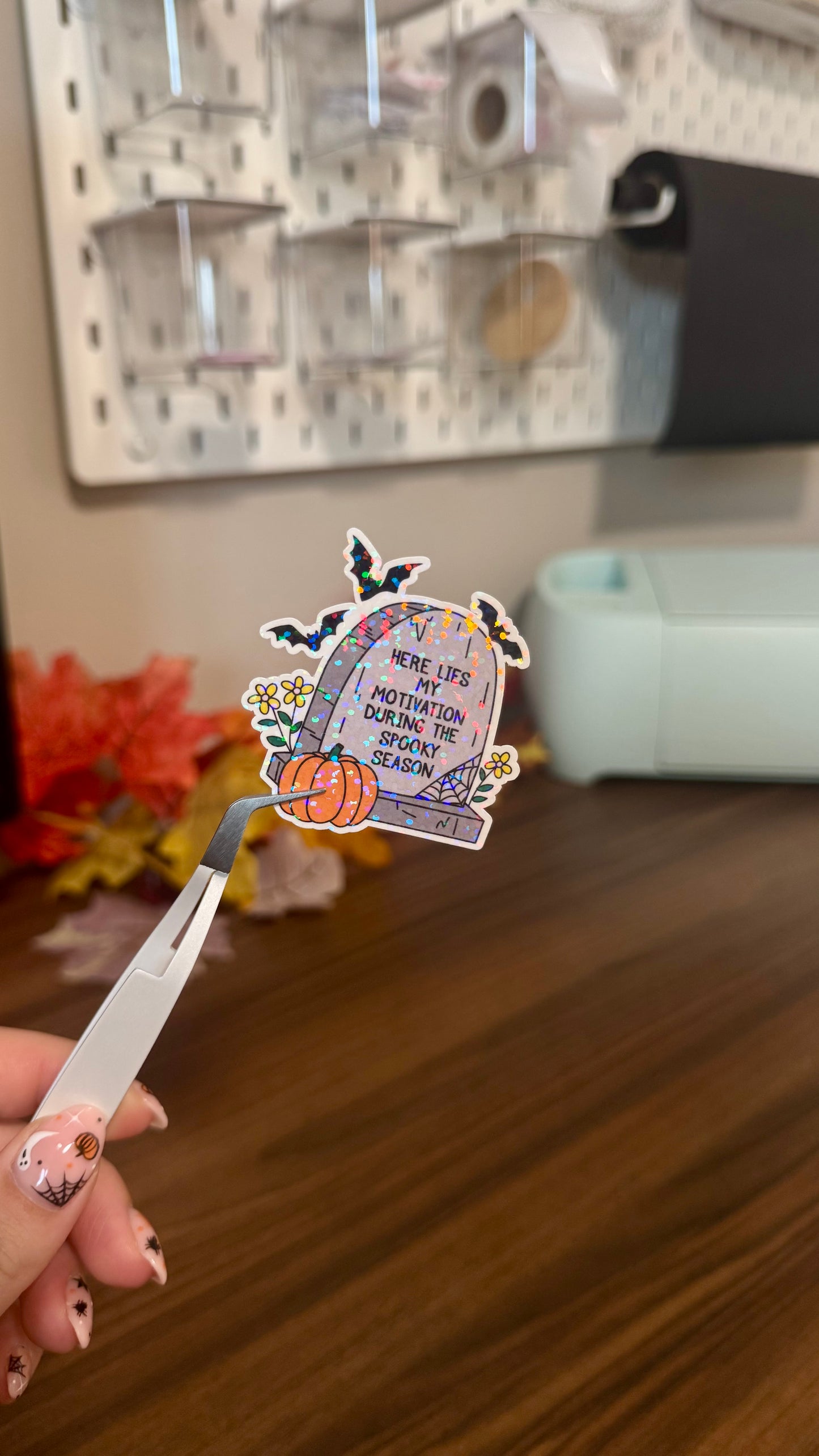 Spooky Season Motivation Sticker