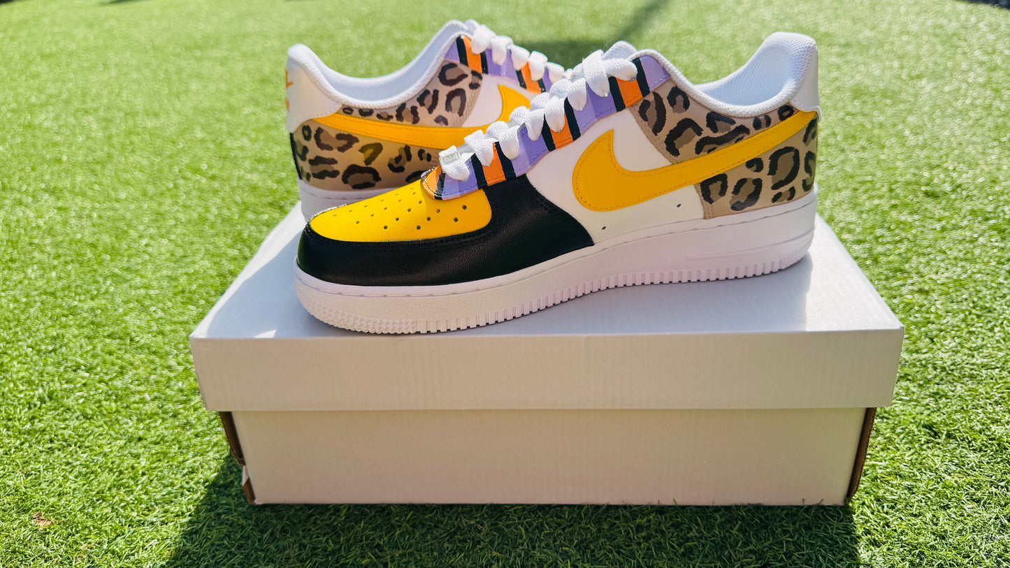 Hand Painted Tate Mcrae Air Force 1