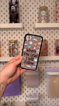 Brown Where You Lead I Will Follow Phone Case