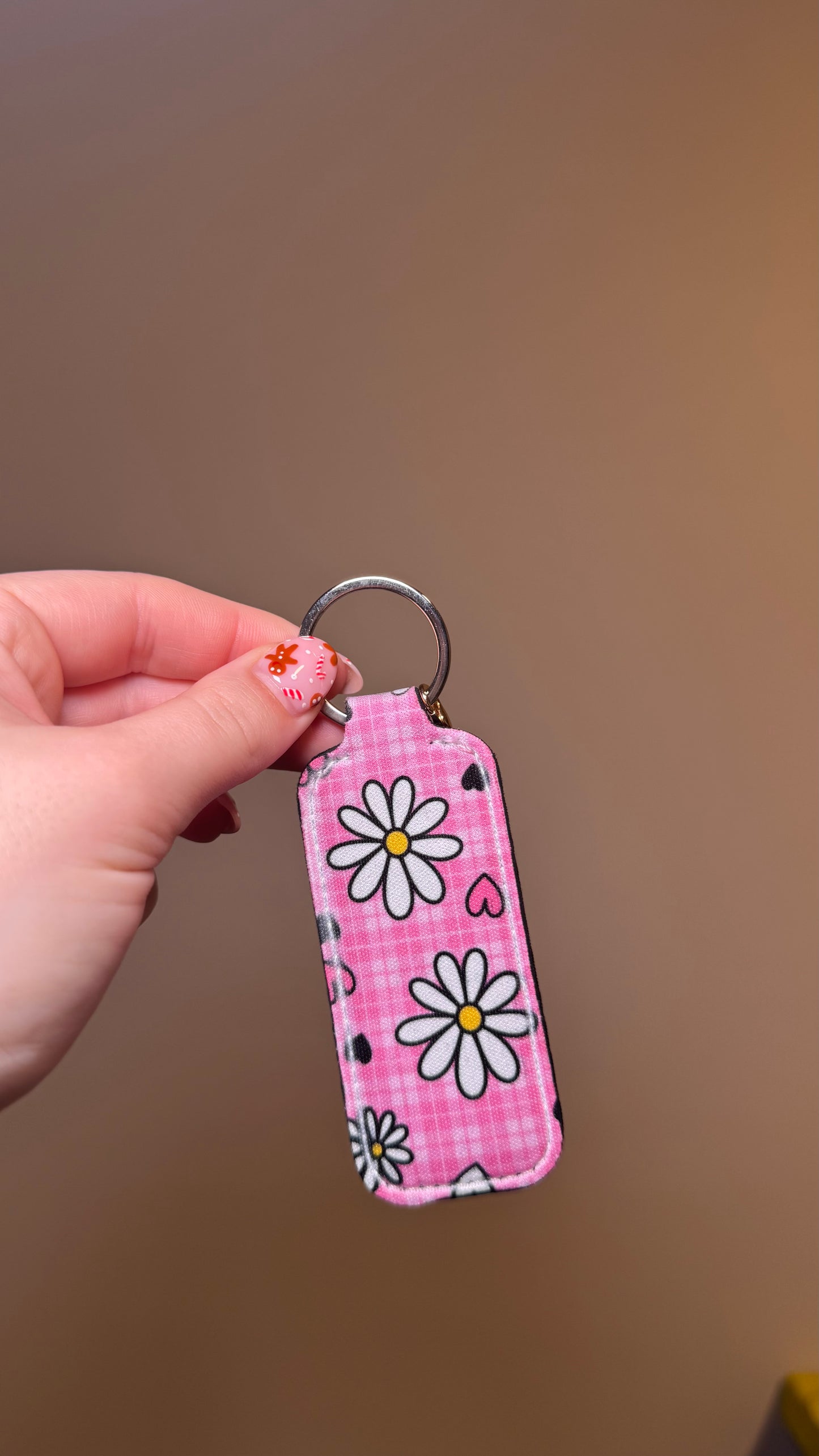 Pink Daisy Lipgloss Holder