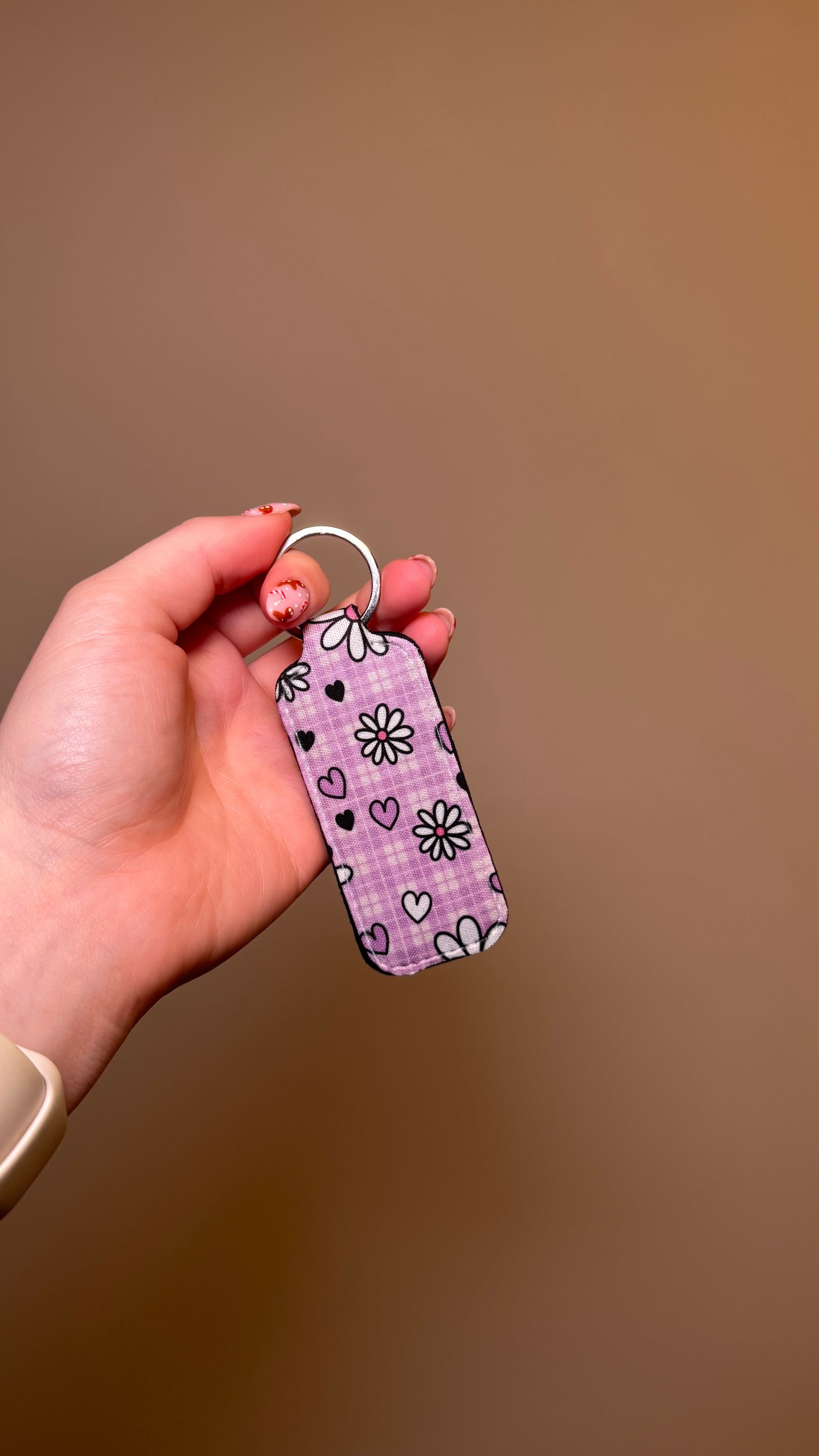 Purple Daisy Lipgloss Holder