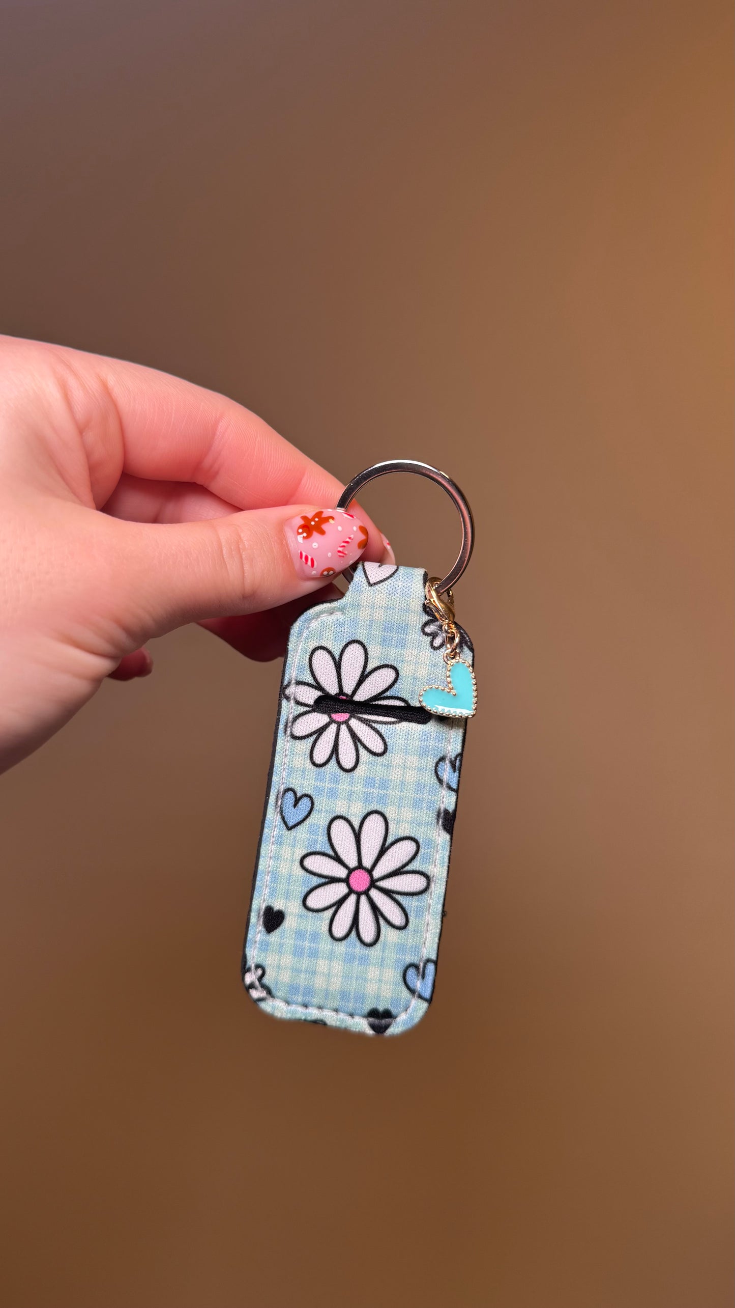 Blue Daisy Lipgloss Holder