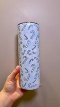 Blue Candy Cane Tumbler