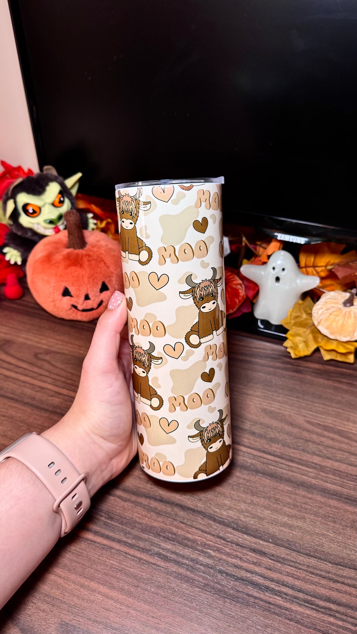 *DEFECT* Highland Cow 20oz Tumbler