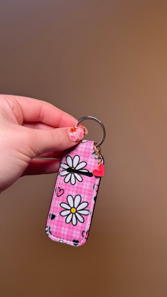 Pink Daisy Lipgloss Holder