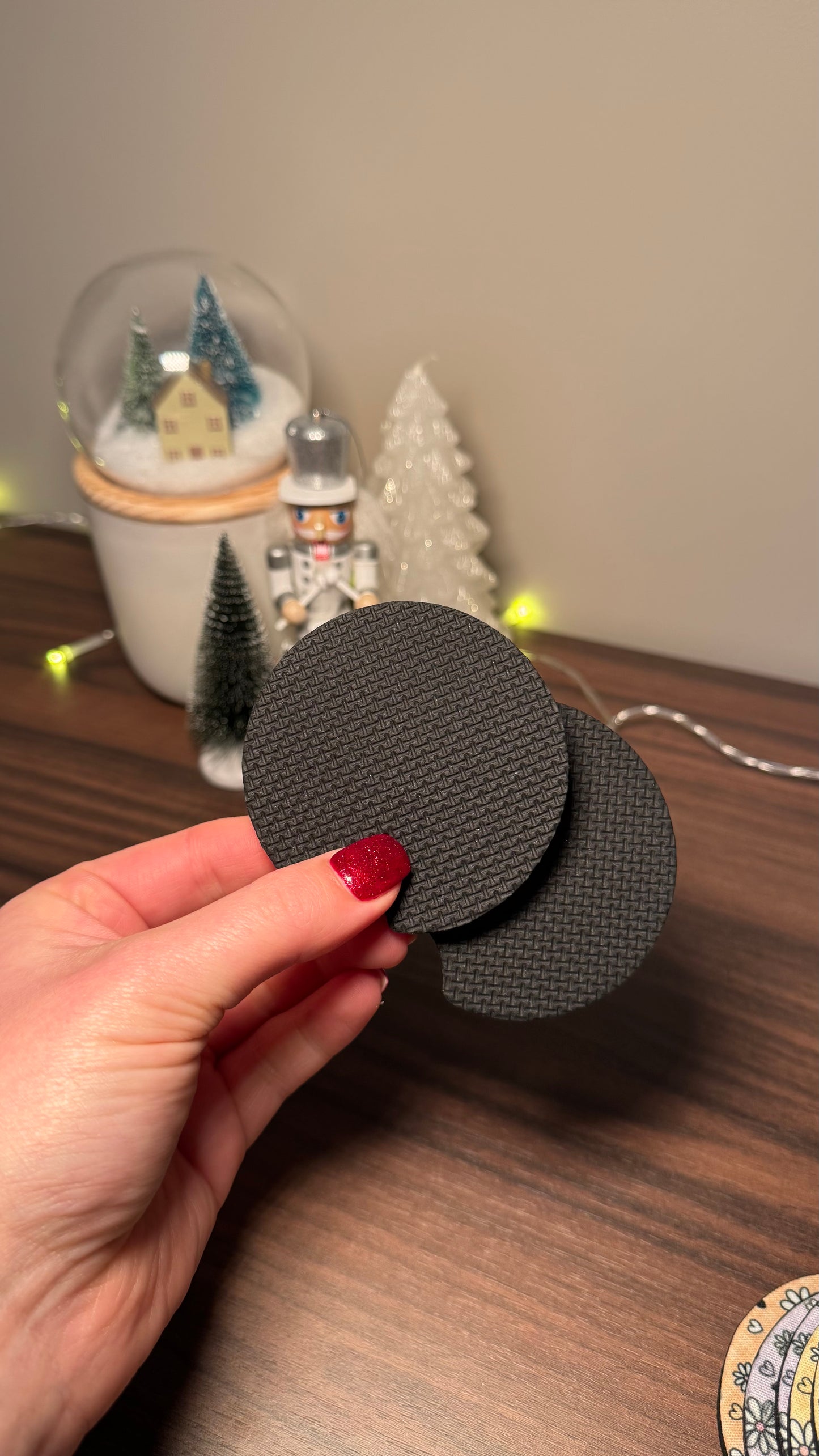 Grey Speckled Car Coasters