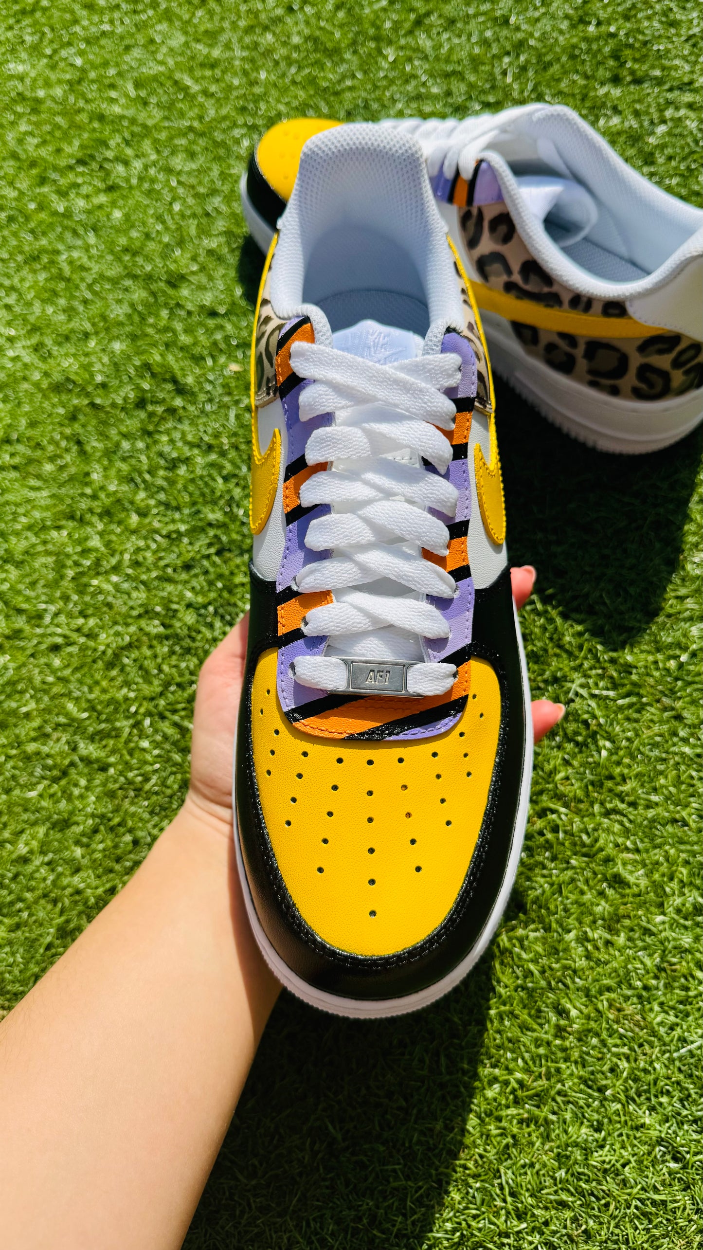 Hand Painted Tate Mcrae Air Force 1