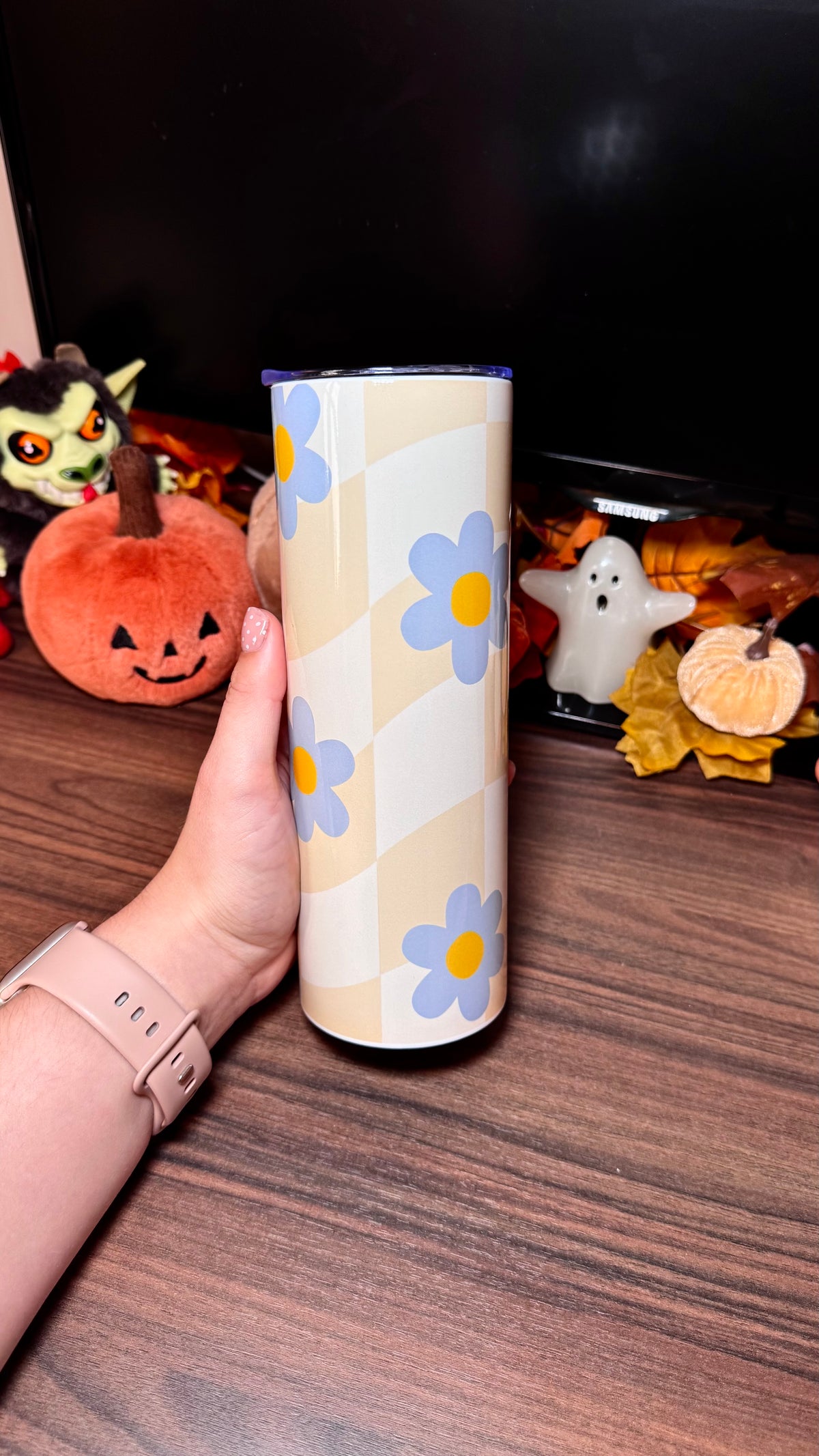 Groovy Flower 20oz Tumbler