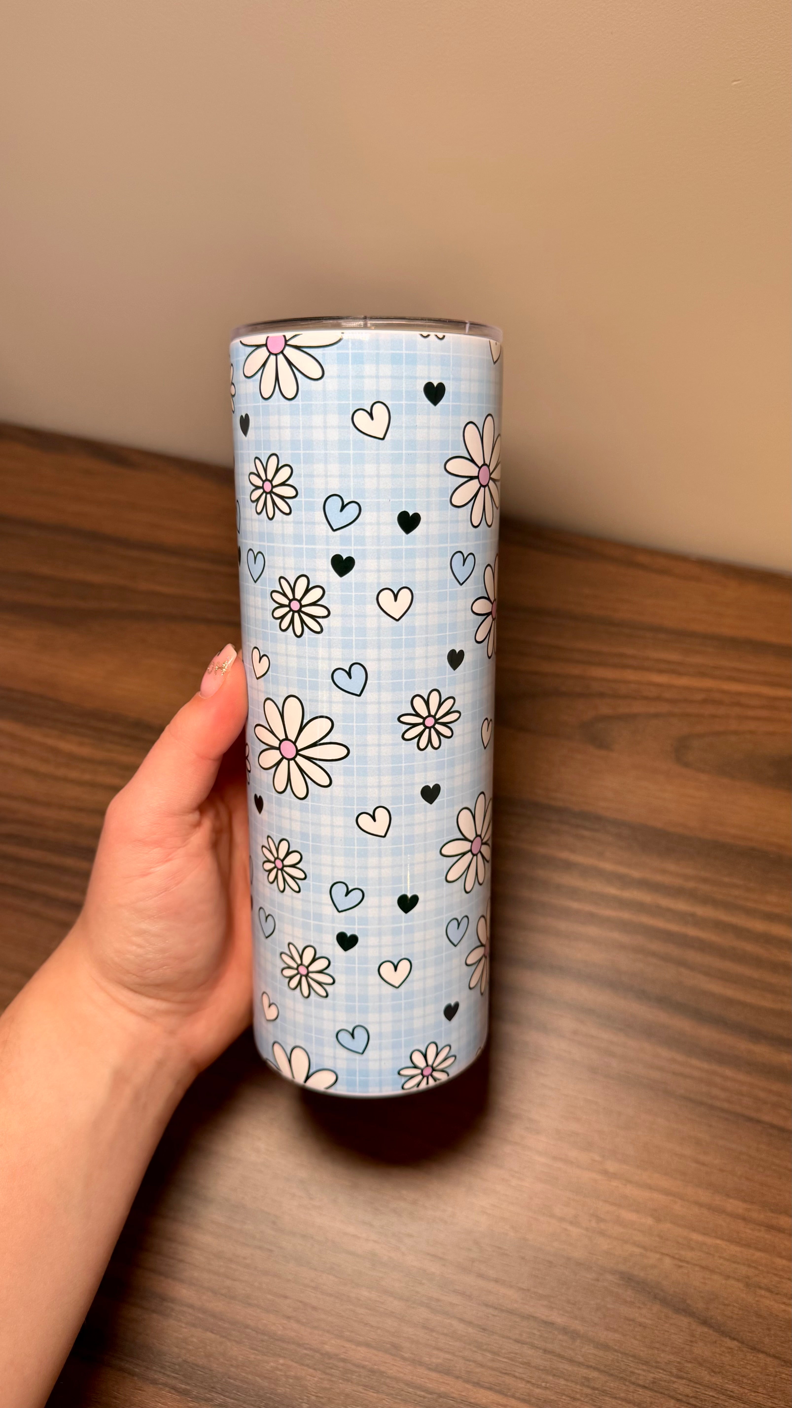 Blue Daisy Tumbler