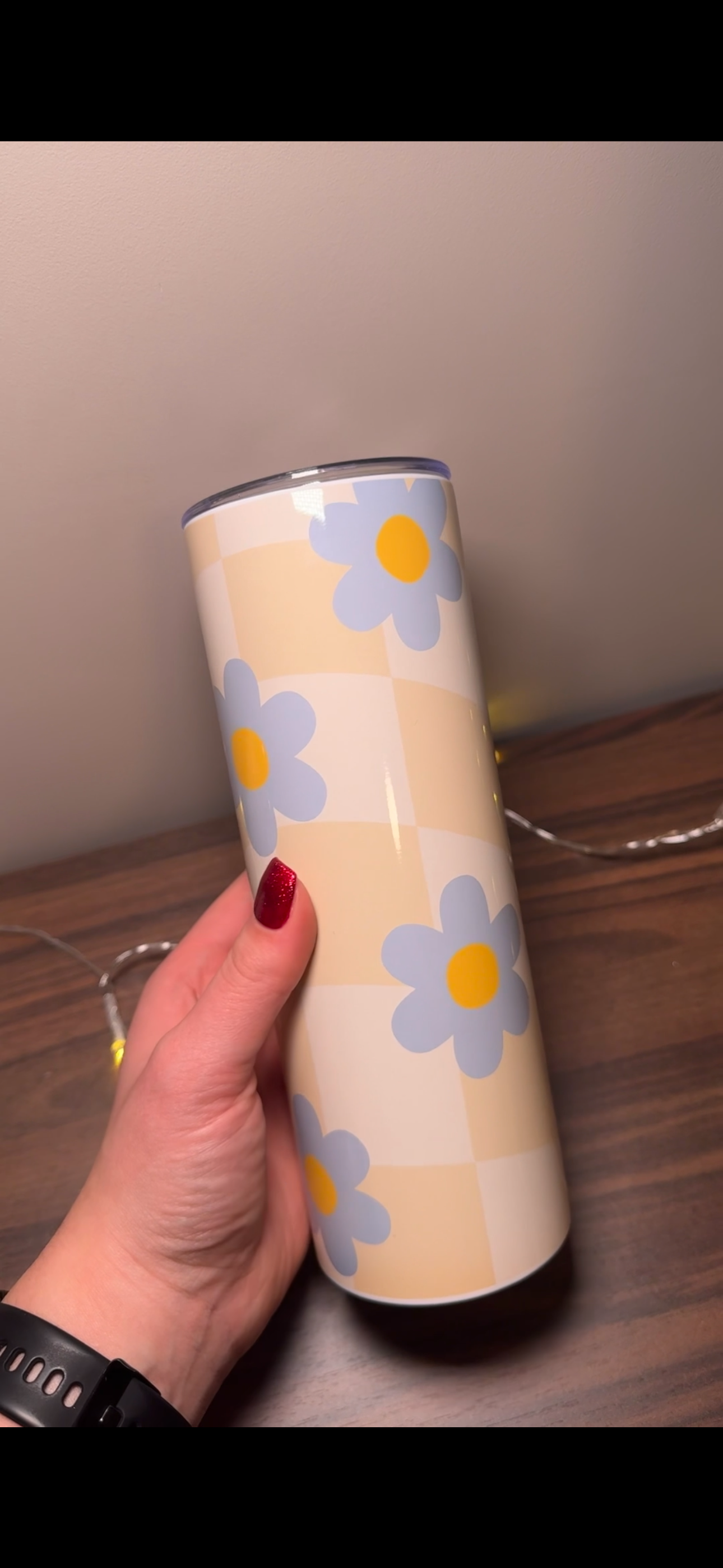 Groovy Flower Tumbler